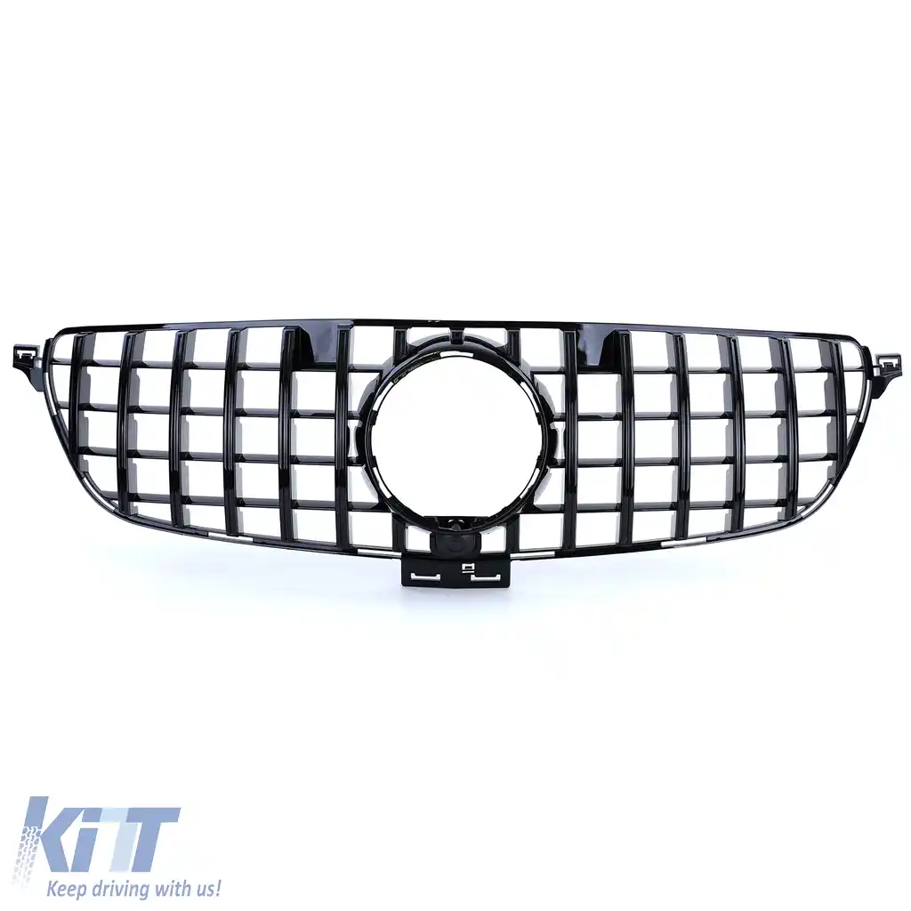 Grilă sport lucioasă neagră potrivită pentru Mercedes GLE W166 15-19-image-6202067