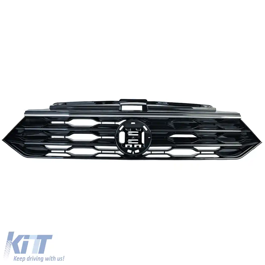 Grilă sport lucioasă neagră potrivită pentru VW T-Roc 2017-2021-image-6207720