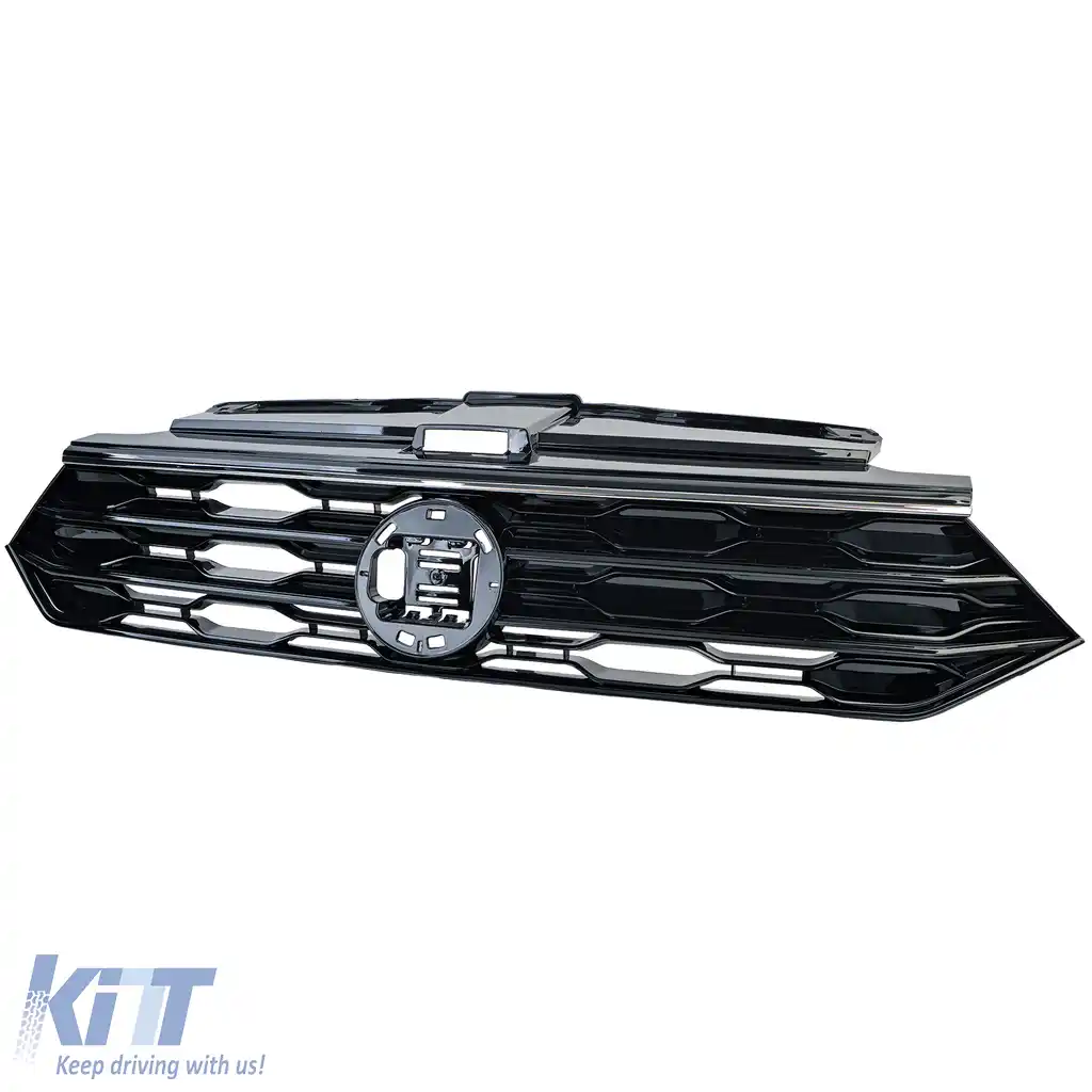 Grilă sport lucioasă neagră potrivită pentru VW T-Roc 2017-2021-image-6207721