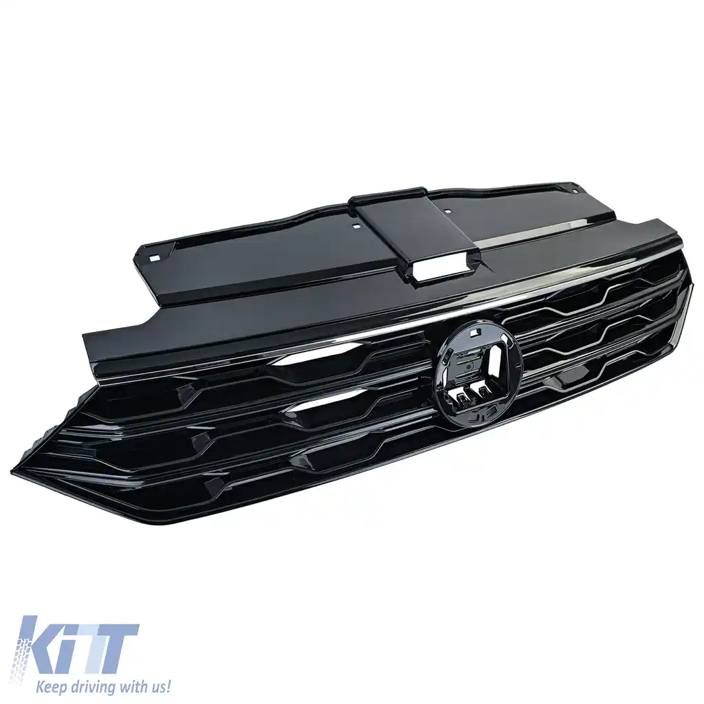 Grilă sport lucioasă neagră potrivită pentru VW T-Roc 2017-2021-image-6207723