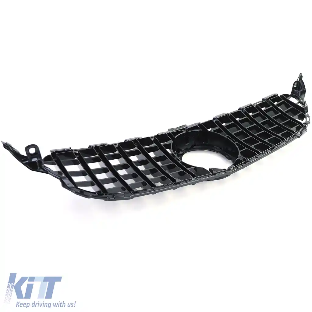 Grilă sport lucioasă neagră, potrivită pentru Mercedes C-Class W205 S205 18-21-image-6257448