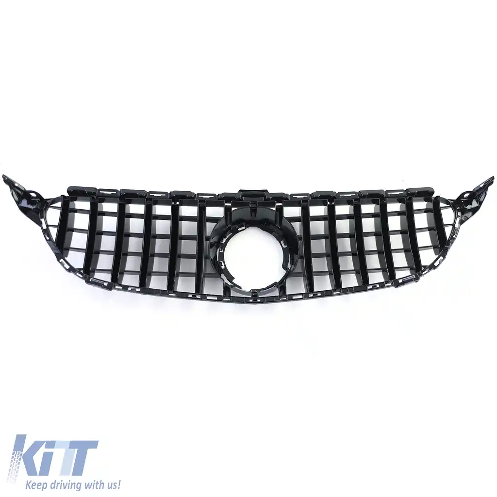 Grilă sport lucioasă neagră, potrivită pentru Mercedes C-Class W205 S205 18-21-image-6257449