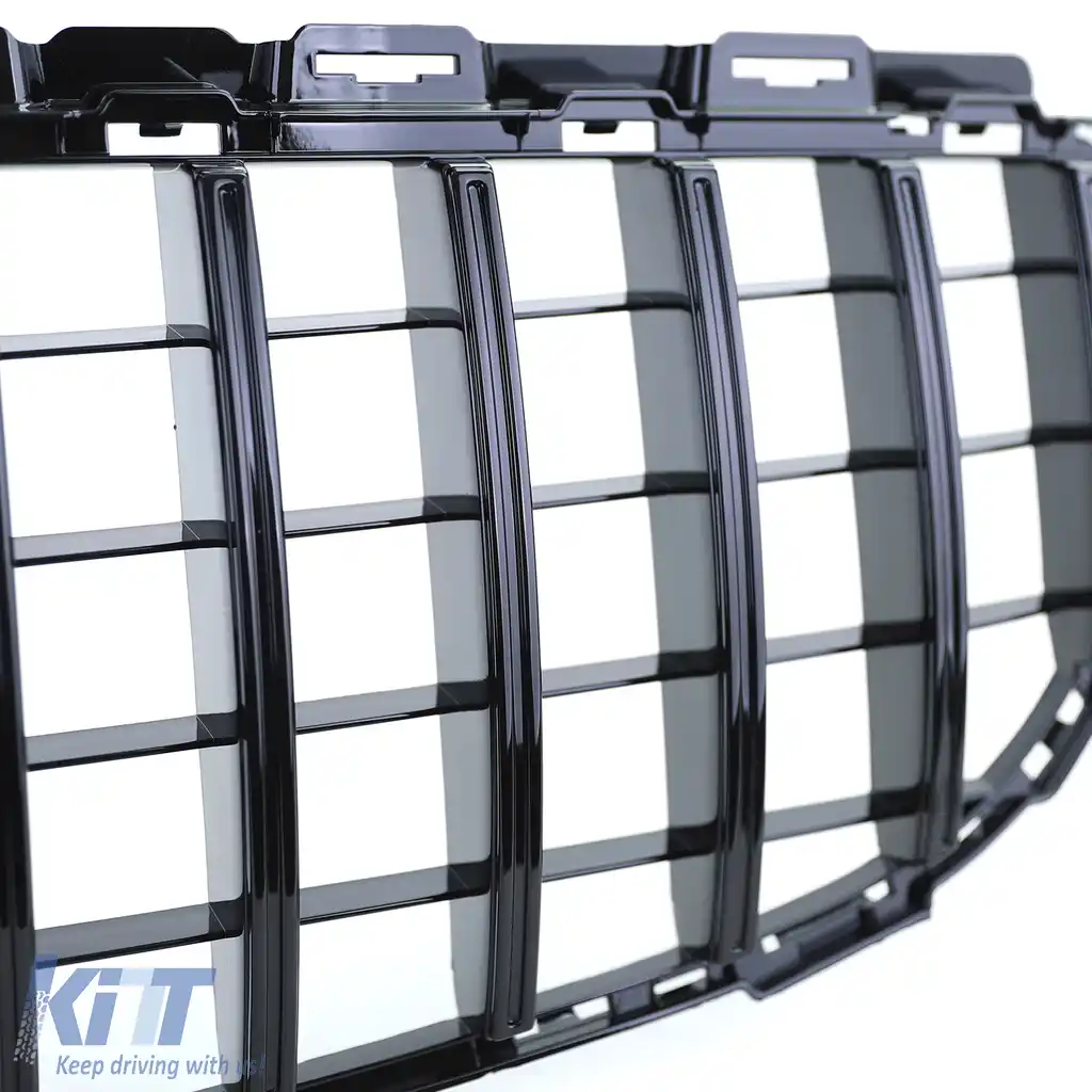 Grilă sport lucioasă neagră, potrivită pentru Mercedes C-Class W205 S205 2018-2021-image-6257560