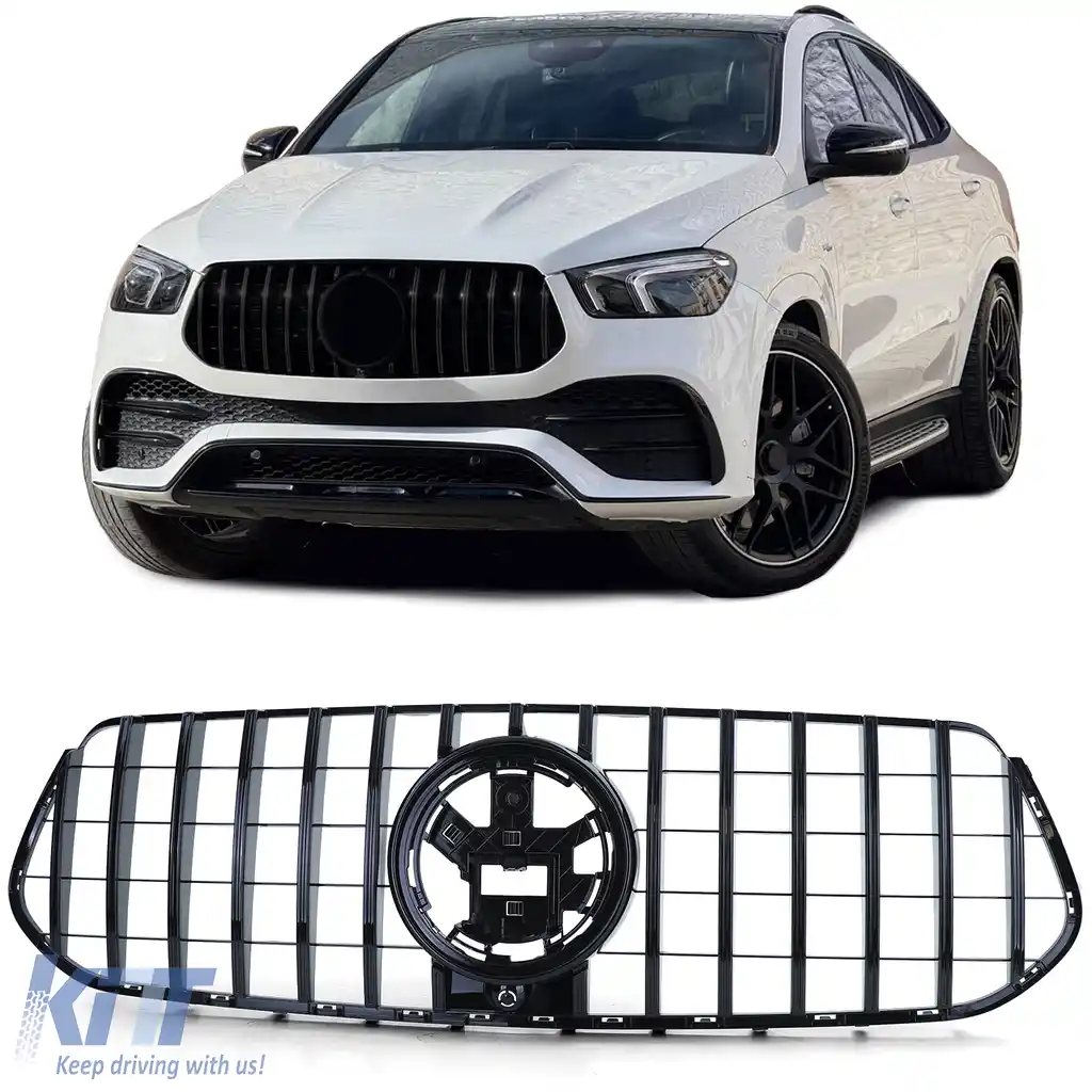 Grilă sport lucioasă potrivită pentru Mercedes GLE V167 Coupe C167 2018-2023