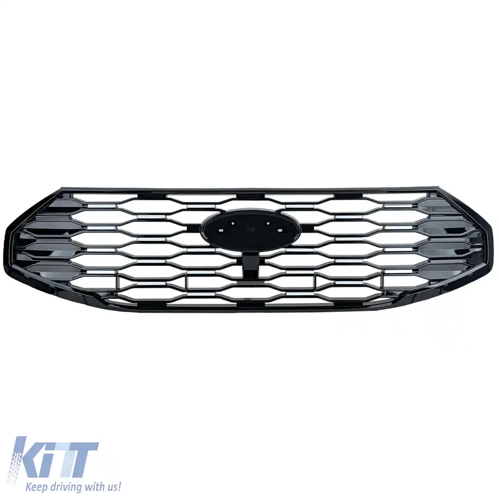 Grilă sport neagră cu crom, potrivită pentru Ford Tourneo Transit Custom din 2023-image-6206046