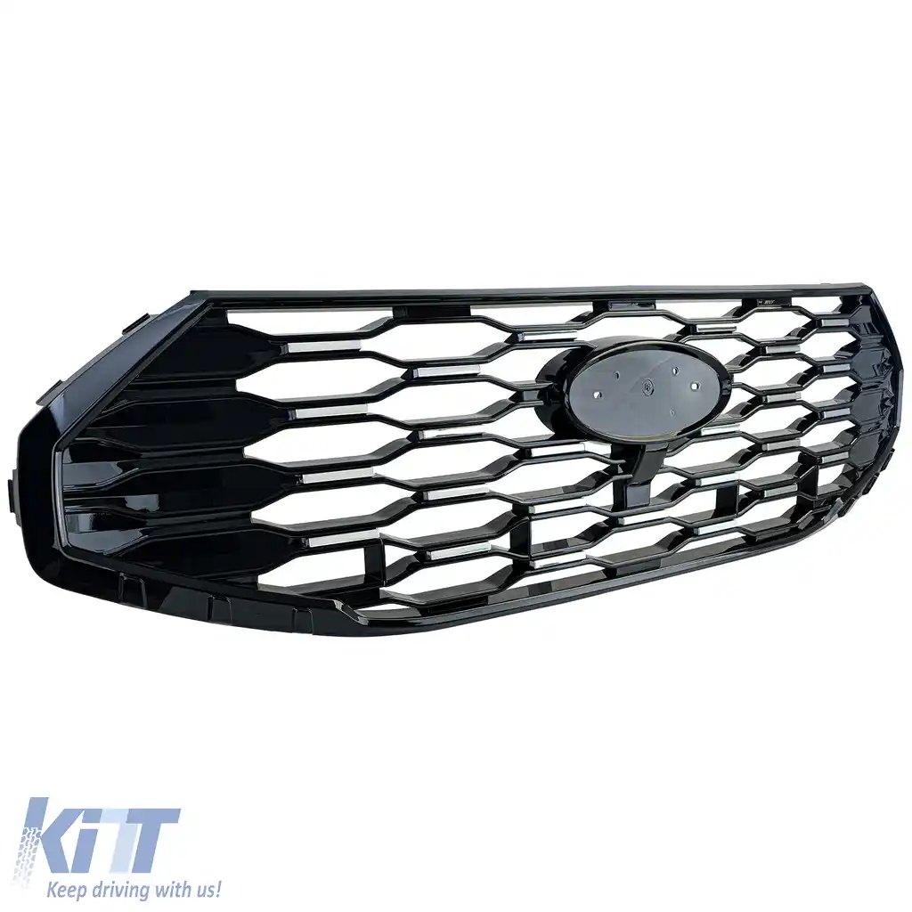 Grilă sport neagră cu crom, potrivită pentru Ford Tourneo Transit Custom din 2023-image-6206047