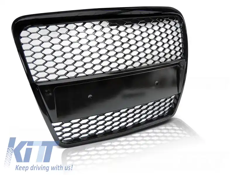 image-15-GRILĂ SPORT NEAGRĂ GLEDAȚĂ potrivită pentru AUDI A6 (C6) 04.04-08
