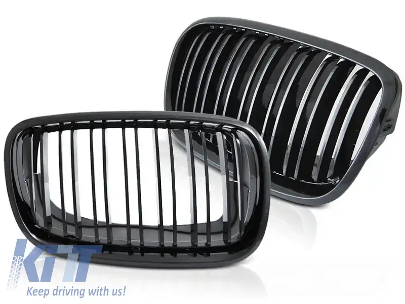 image-10-GRILĂ SPORT NEAGRĂ GLEDAȚĂ potrivită pentru BMW X5 E70 / X6 E71 08-