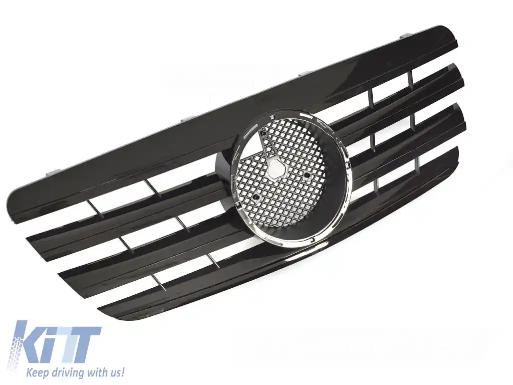 GRILĂ SPORT NEAGRĂ GLEDAȚĂ potrivită pentru MERCEDES W210 99-02 / S210 99-03
