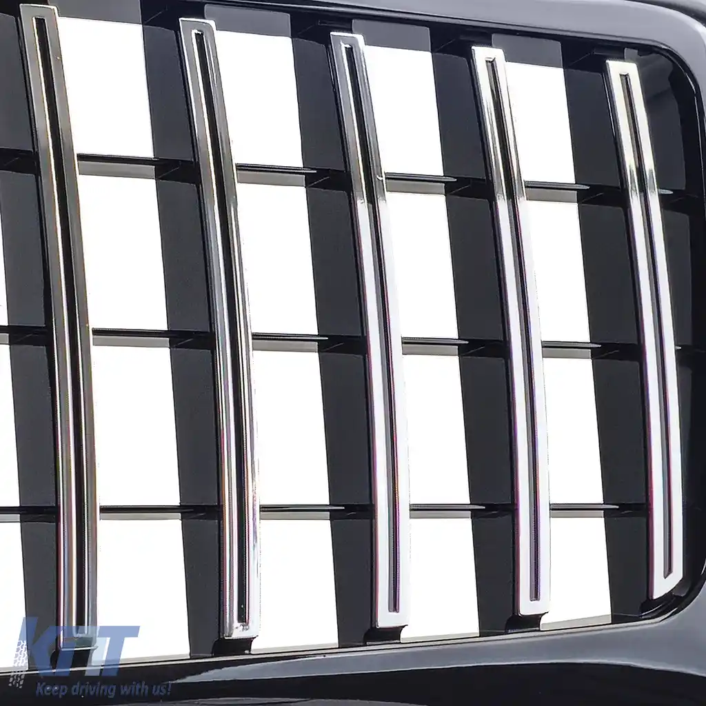 Grilă sport neagră lucioasă cu crom pentru Mercedes G-Class W463 90-18-image-6196540