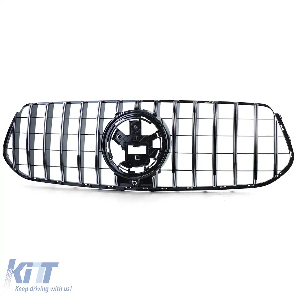 Grilă sport neagră lucioasă cu crom pentru Mercedes GLE V167 Coupe C167 18-23-image-6203851
