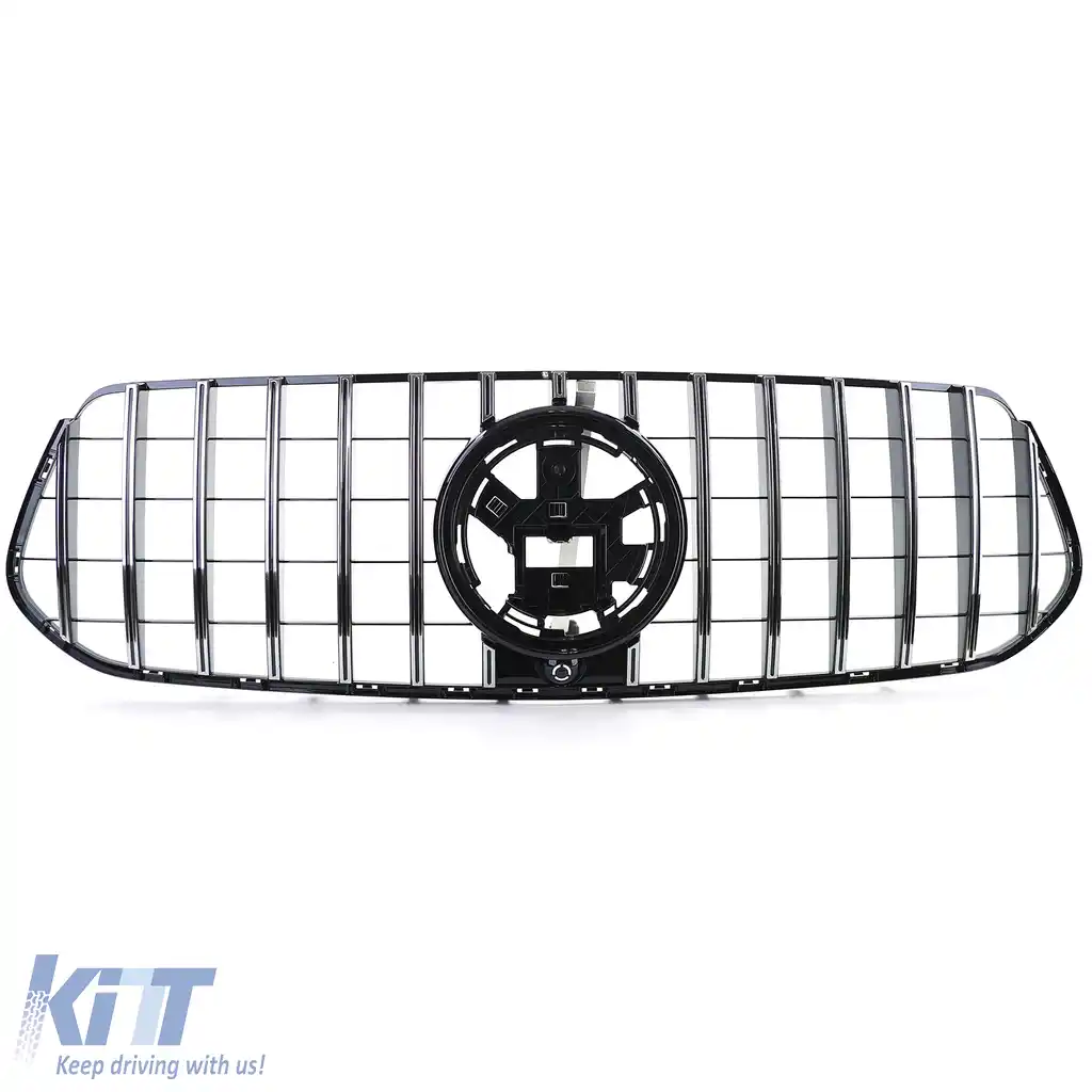 Grilă sport neagră lucioasă cu crom pentru Mercedes GLE V167 Coupe C167 18-23-image-6203853