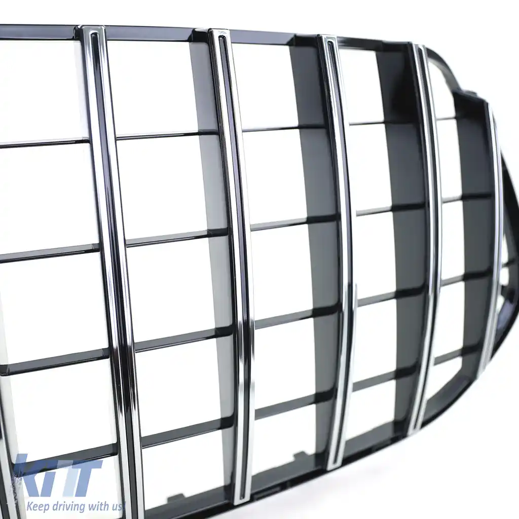 Grilă sport neagră lucioasă cu crom pentru Mercedes GLE V167 Coupe C167 18-23-image-6203854
