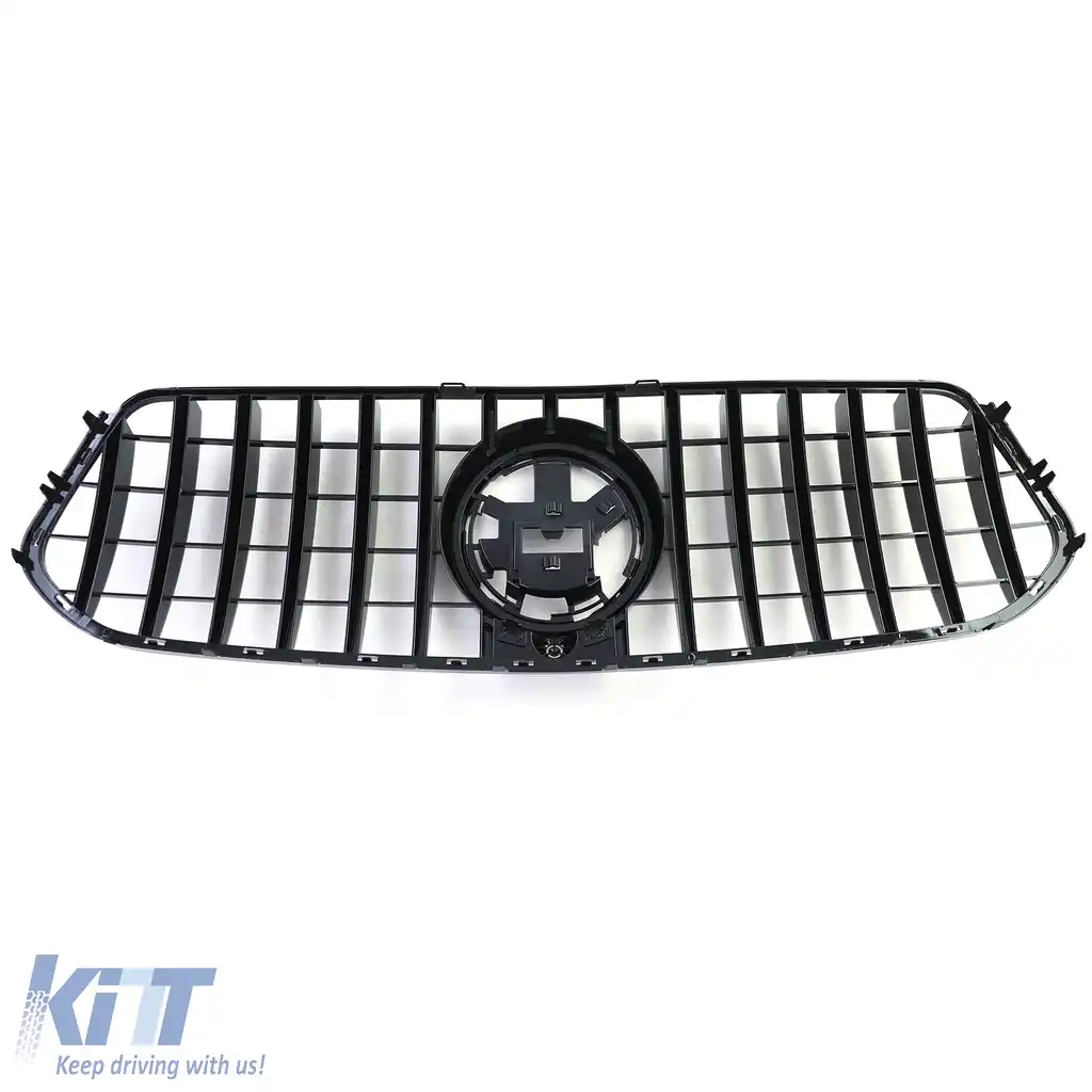 Grilă sport neagră lucioasă cu crom pentru Mercedes GLE V167 Coupe C167 18-23-image-6203857