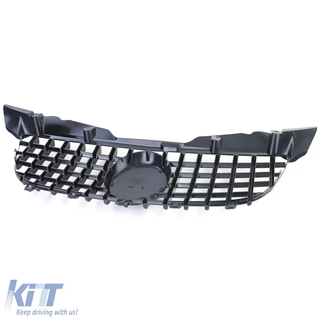 Grilă sport neagră lucioasă cu crom pentru Mercedes Sprinter W906 06-13-image-6205052