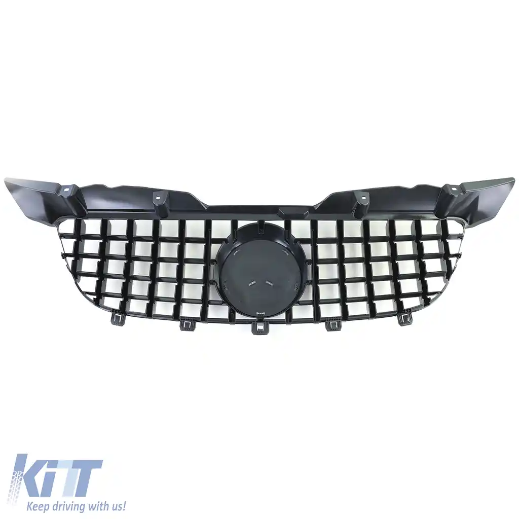 Grilă sport neagră lucioasă cu crom pentru Mercedes Sprinter W906 06-13-image-6205053