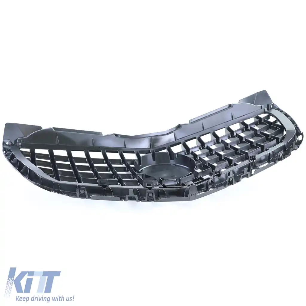 Grilă sport neagră lucioasă cu crom pentru Mercedes Sprinter W906 Facelift 13-18-image-6207293