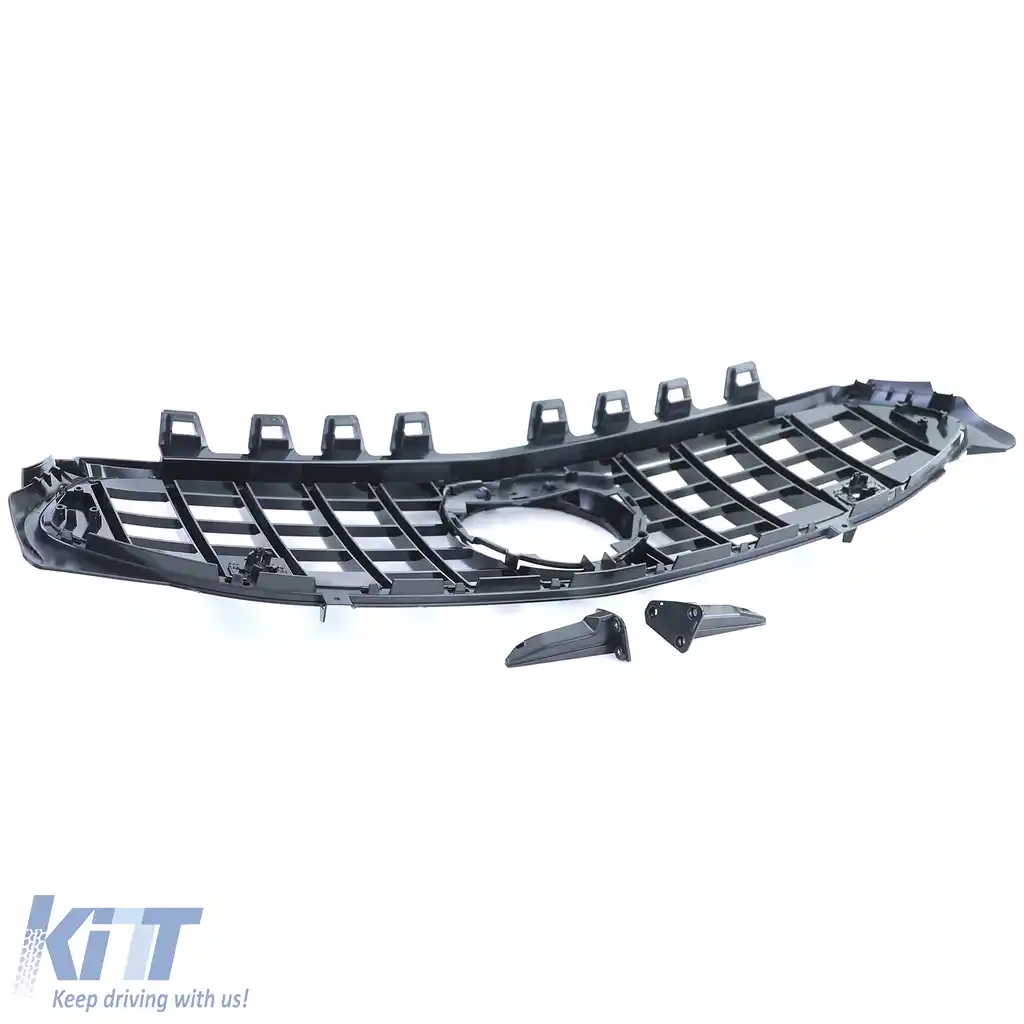 Grilă sport neagră lucioasă cu crom pentru Mercedes CLA C118 X118 din 19-image-6257731
