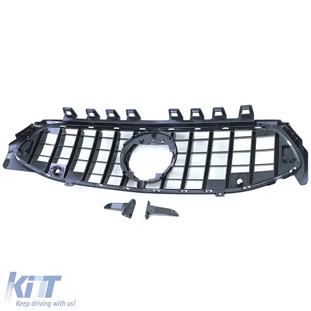 Grilă sport neagră lucioasă cu crom pentru Mercedes CLA C118 X118 din 19-image-6257732