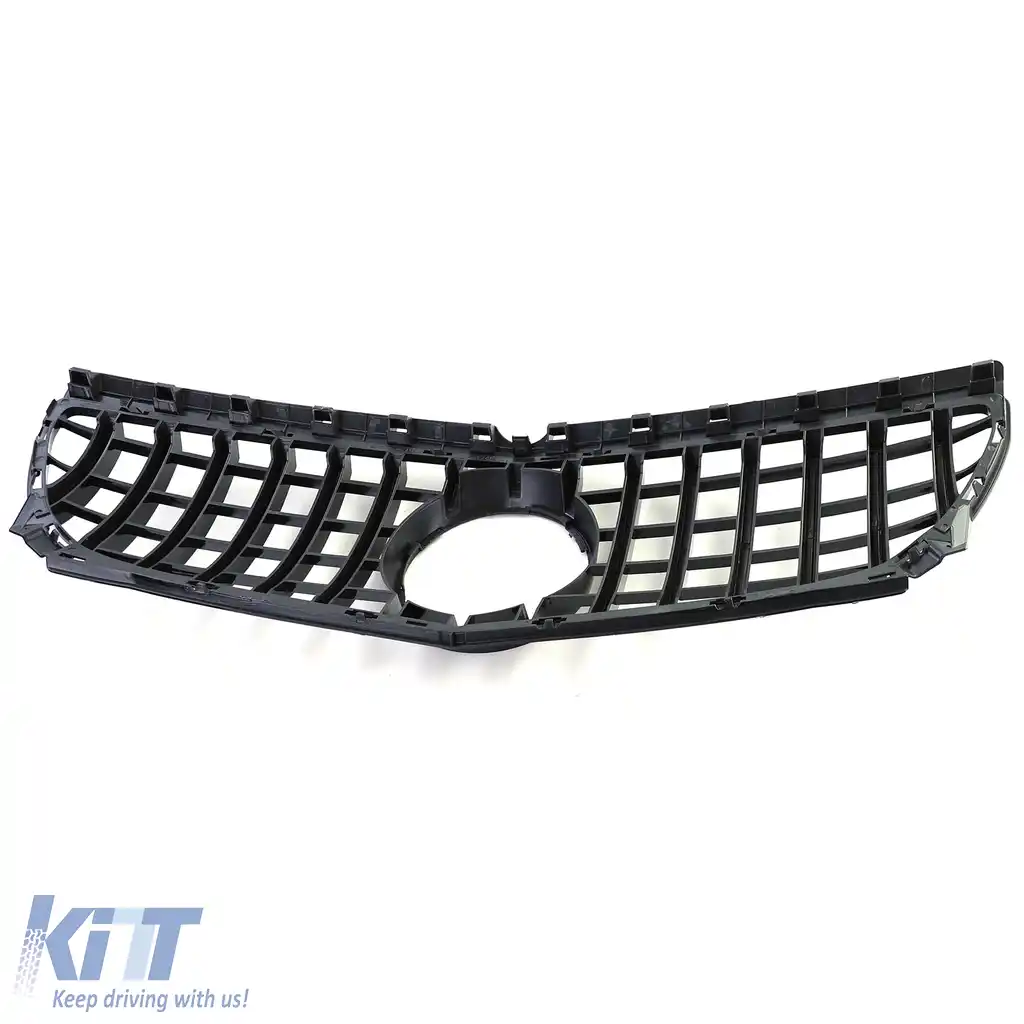 Grilă sport neagră lucioasă cu crom, potrivită pentru Mercedes B-Class W246 11-14-image-6192523