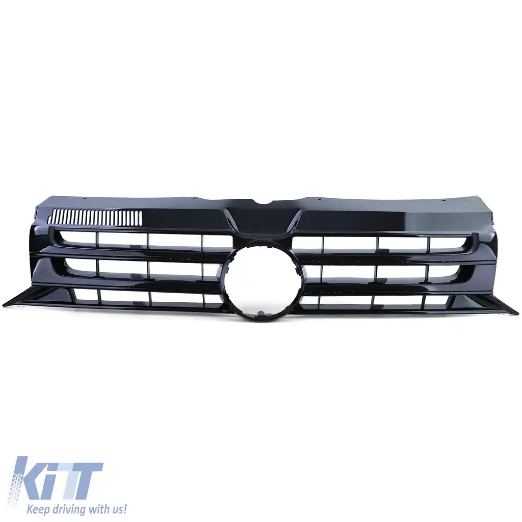Grilă sport neagră lucioasă pentru emblema pentru VW Bus T5 Facelift 09-15-image-6207209