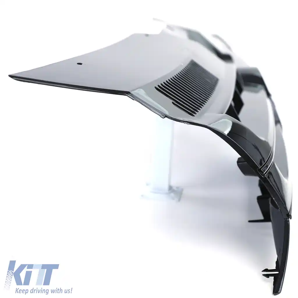 Grilă sport neagră lucioasă pentru emblema pentru VW Bus T5 Facelift 09-15-image-6207212