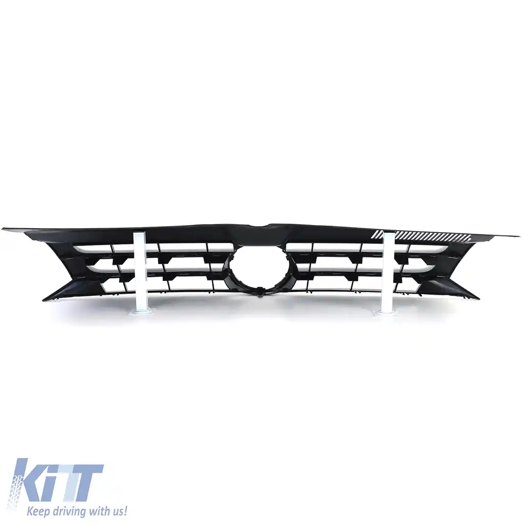 Grilă sport neagră lucioasă pentru emblema pentru VW Bus T5 Facelift 09-15-image-6207213