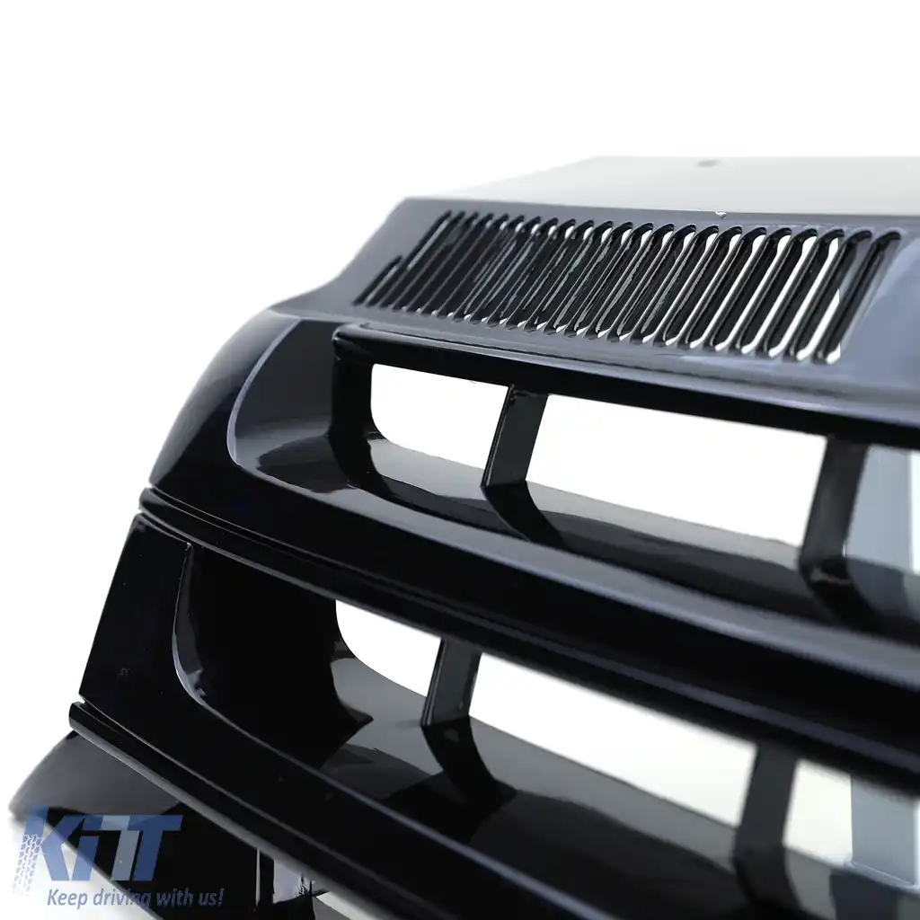 Grilă sport neagră lucioasă pentru emblema pentru VW Bus T5 Facelift 09-15-image-6207214