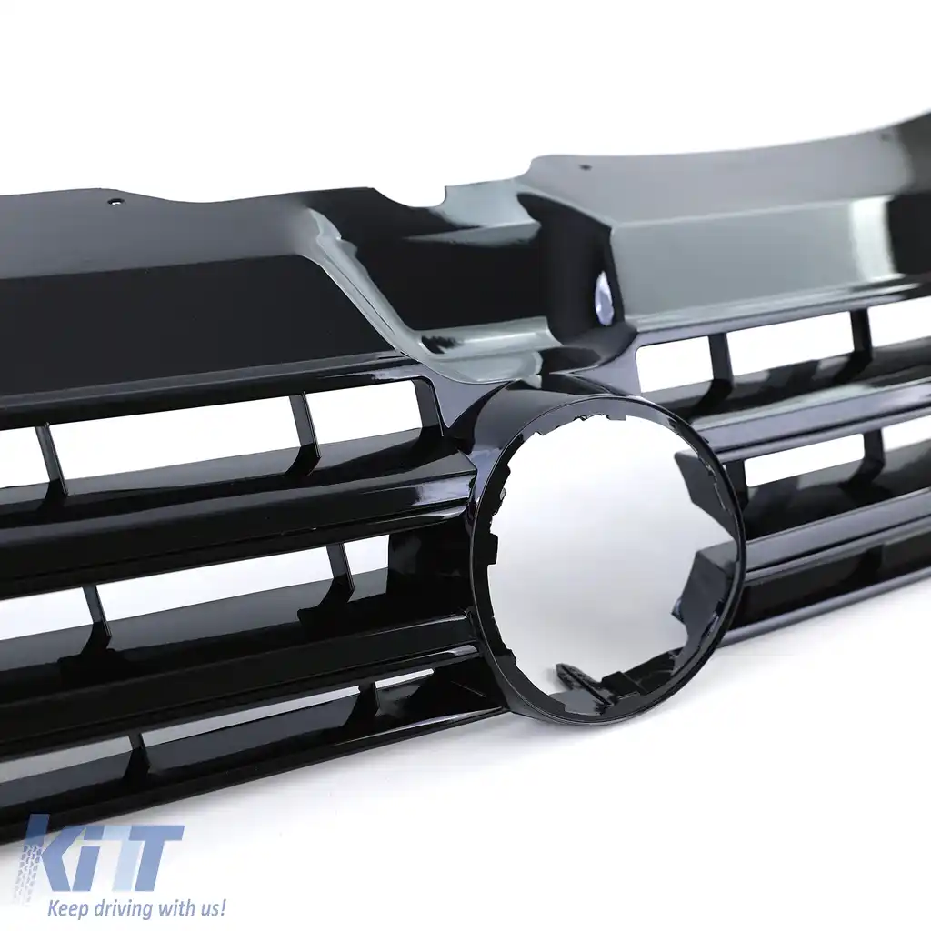 Grilă sport neagră lucioasă pentru emblema pentru VW Bus T5 Facelift 09-15-image-6207215