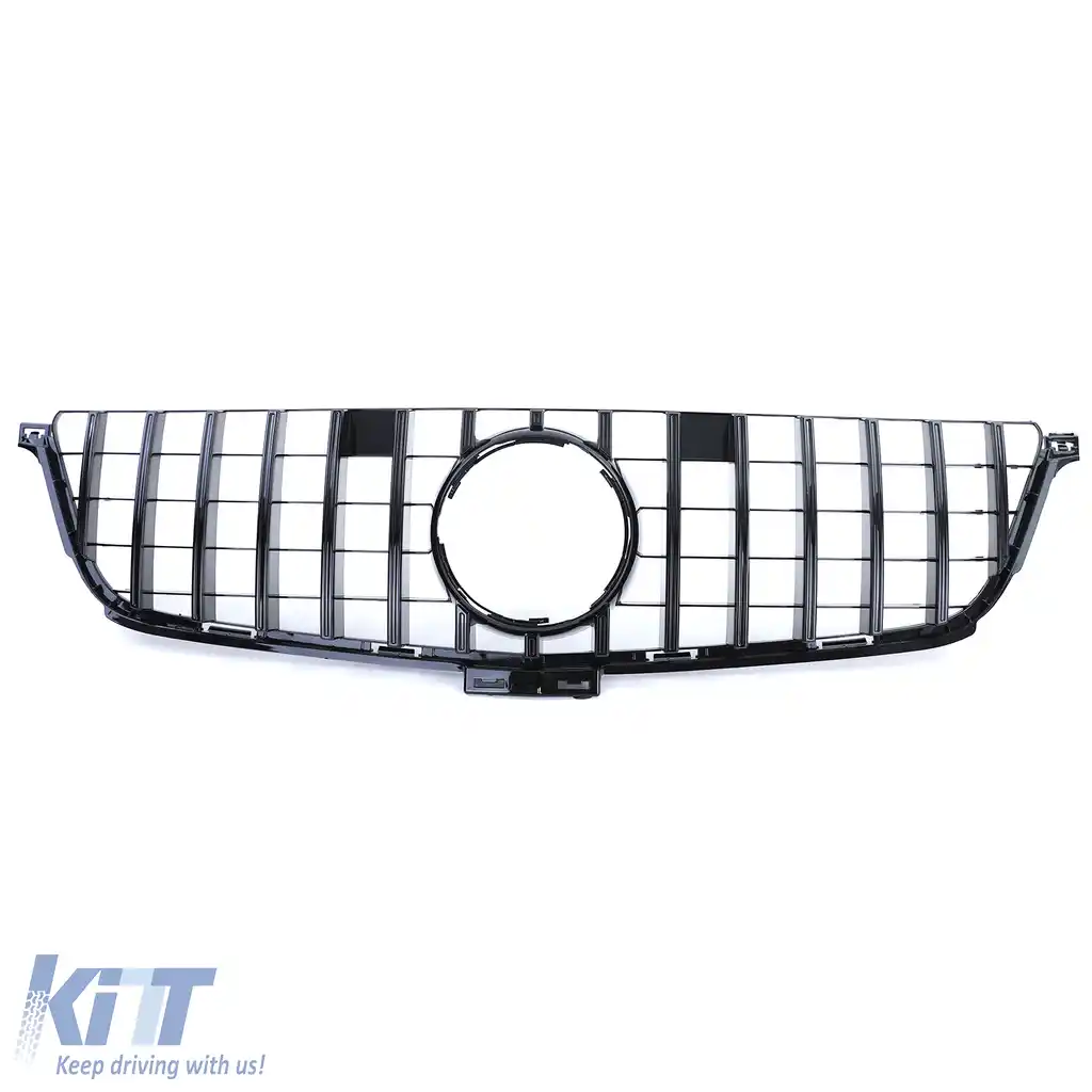 Grilă sport neagră lucioasă potrivită pentru Mercedes ML W166 11-15-image-6191219