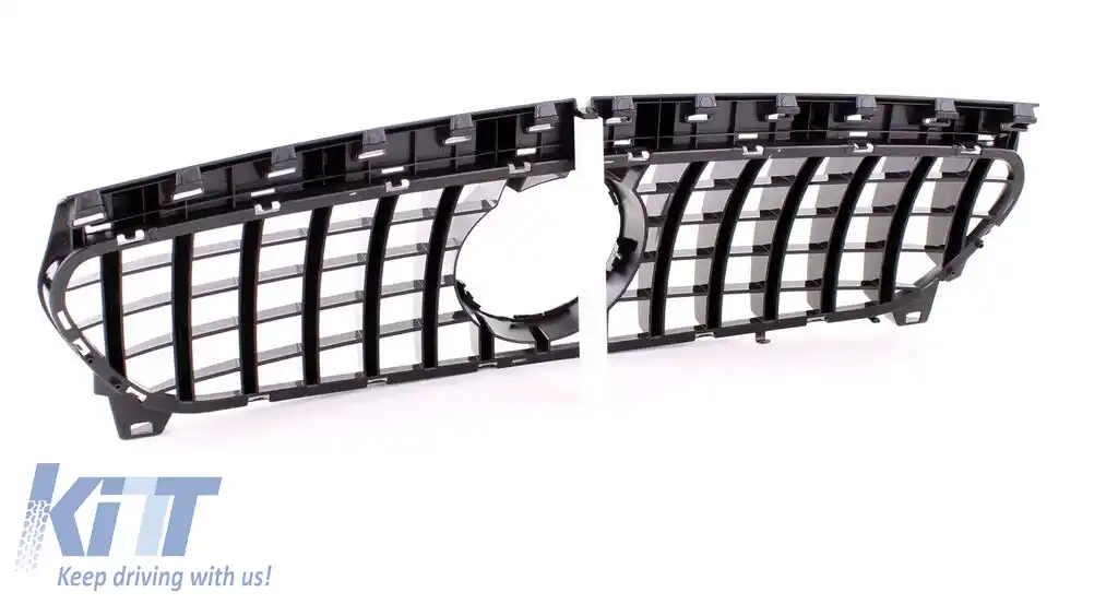 Grilă sport neagră lucioasă potrivită pentru Mercedes CLA C117 16-19-image-6192074