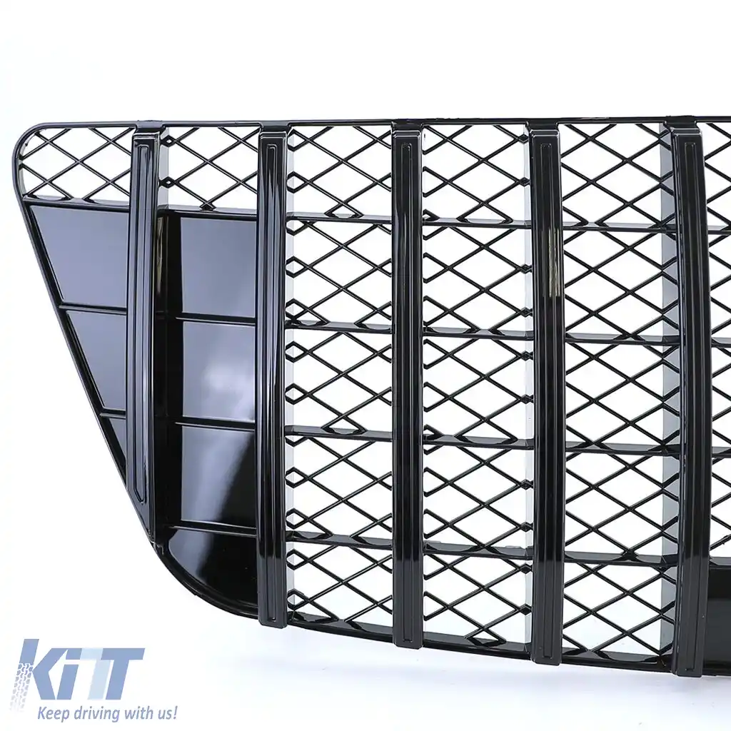 Grilă sport neagră lucioasă potrivită pentru Mercedes ML W164 Facelift 2008-2011-image-6192169