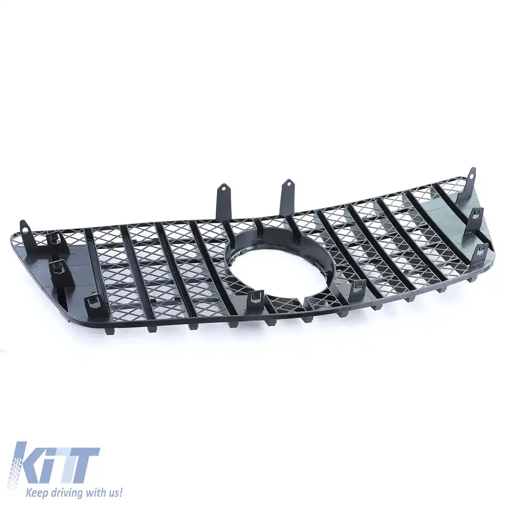 Grilă sport neagră lucioasă potrivită pentru Mercedes ML W164 Facelift 2008-2011-image-6192171