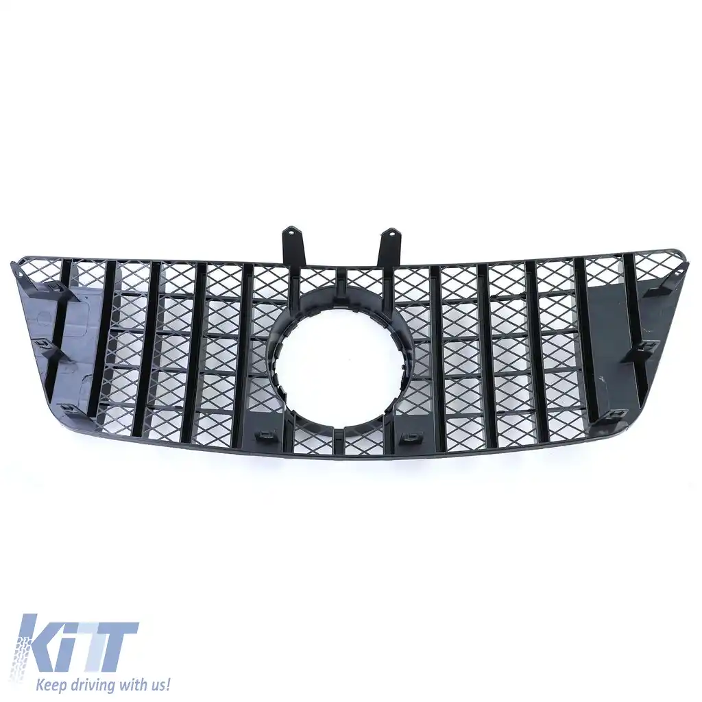 Grilă sport neagră lucioasă potrivită pentru Mercedes ML W164 Facelift 2008-2011-image-6192172