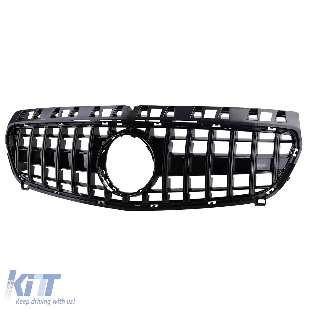 Grilă Sport Neagră Lucioasă potrivită pentru Mercedes A-Class W176 2012-2015-image-6193829