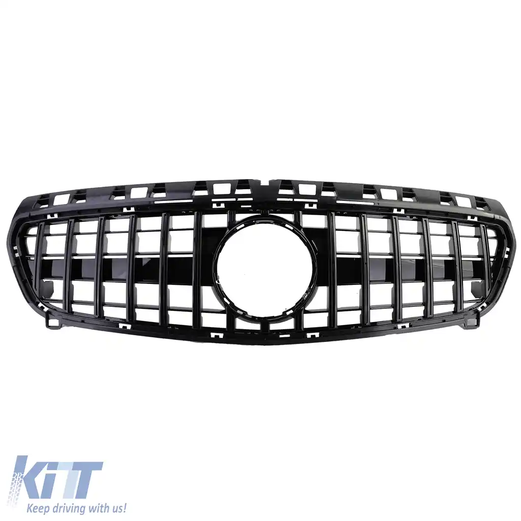 Grilă Sport Neagră Lucioasă potrivită pentru Mercedes A-Class W176 2012-2015-image-6193830