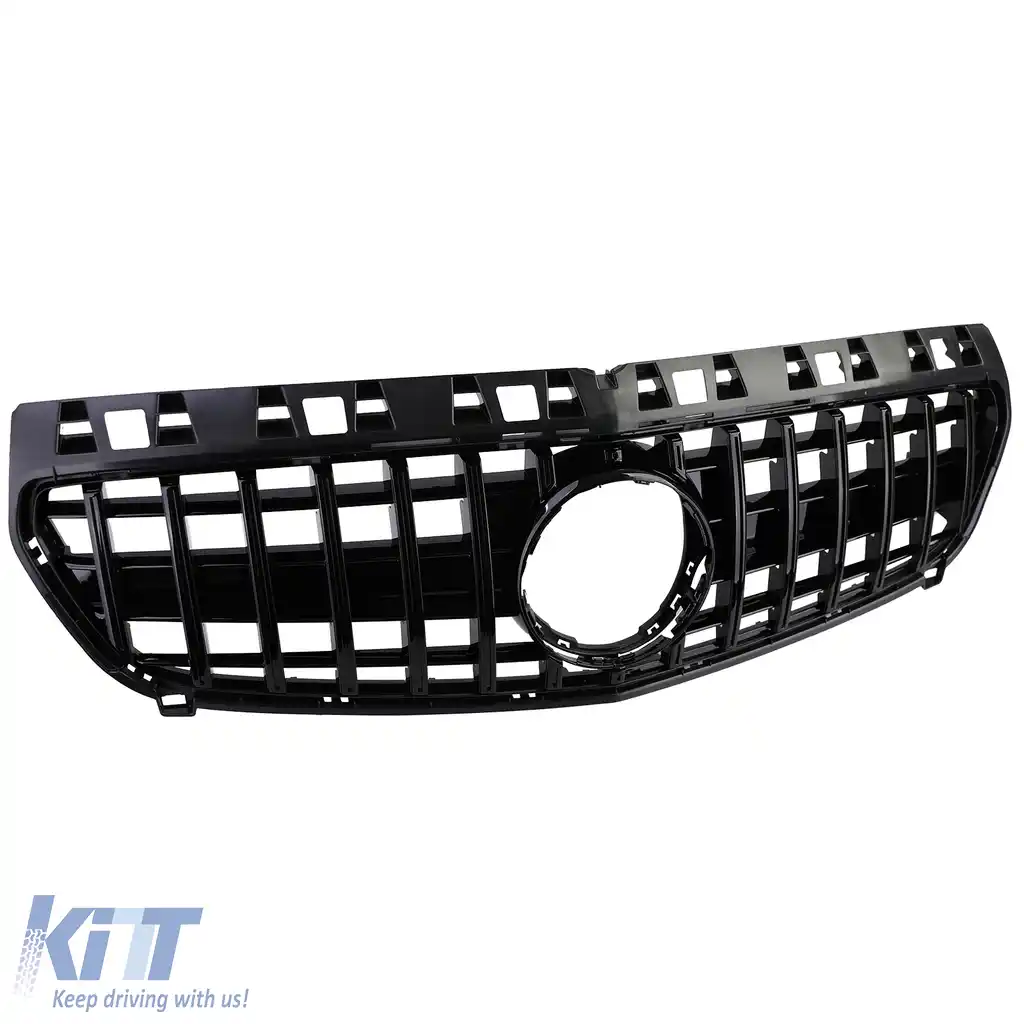 Grilă Sport Neagră Lucioasă potrivită pentru Mercedes A-Class W176 2012-2015-image-6193833