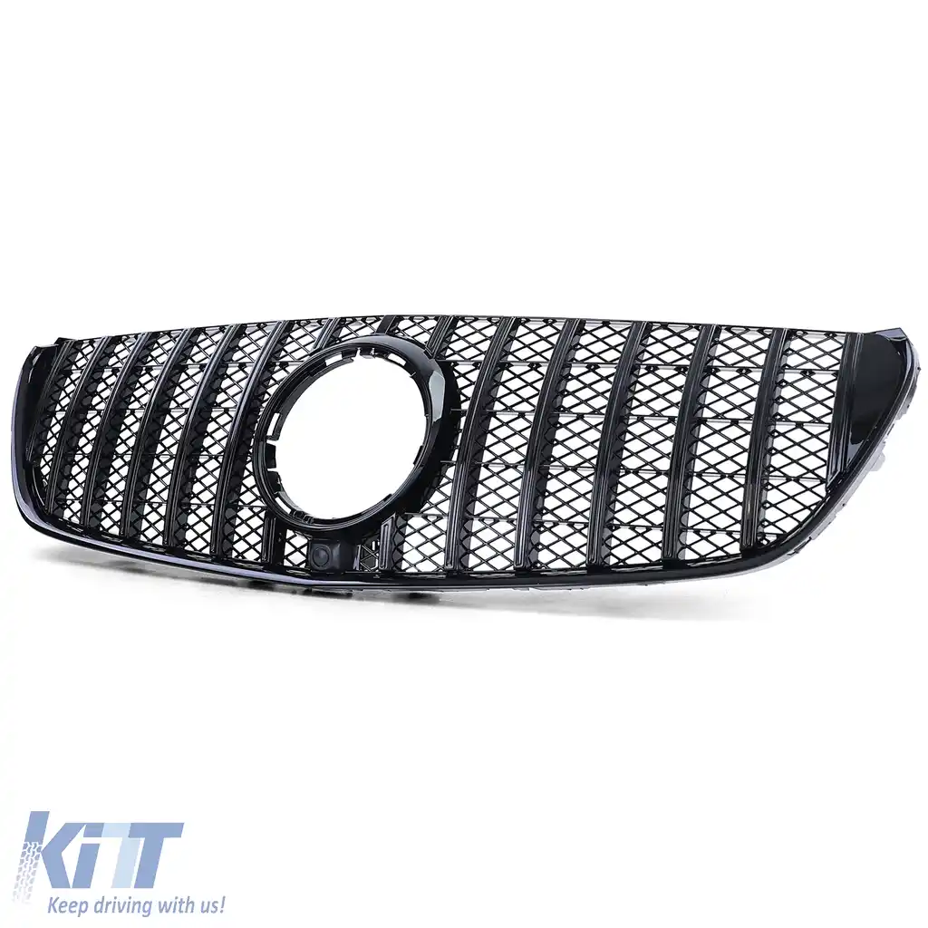 Grilă sport neagră lucioasă, potrivită pentru Mercedes V-Class W447 pre-facelift 2014-2019-image-6199413