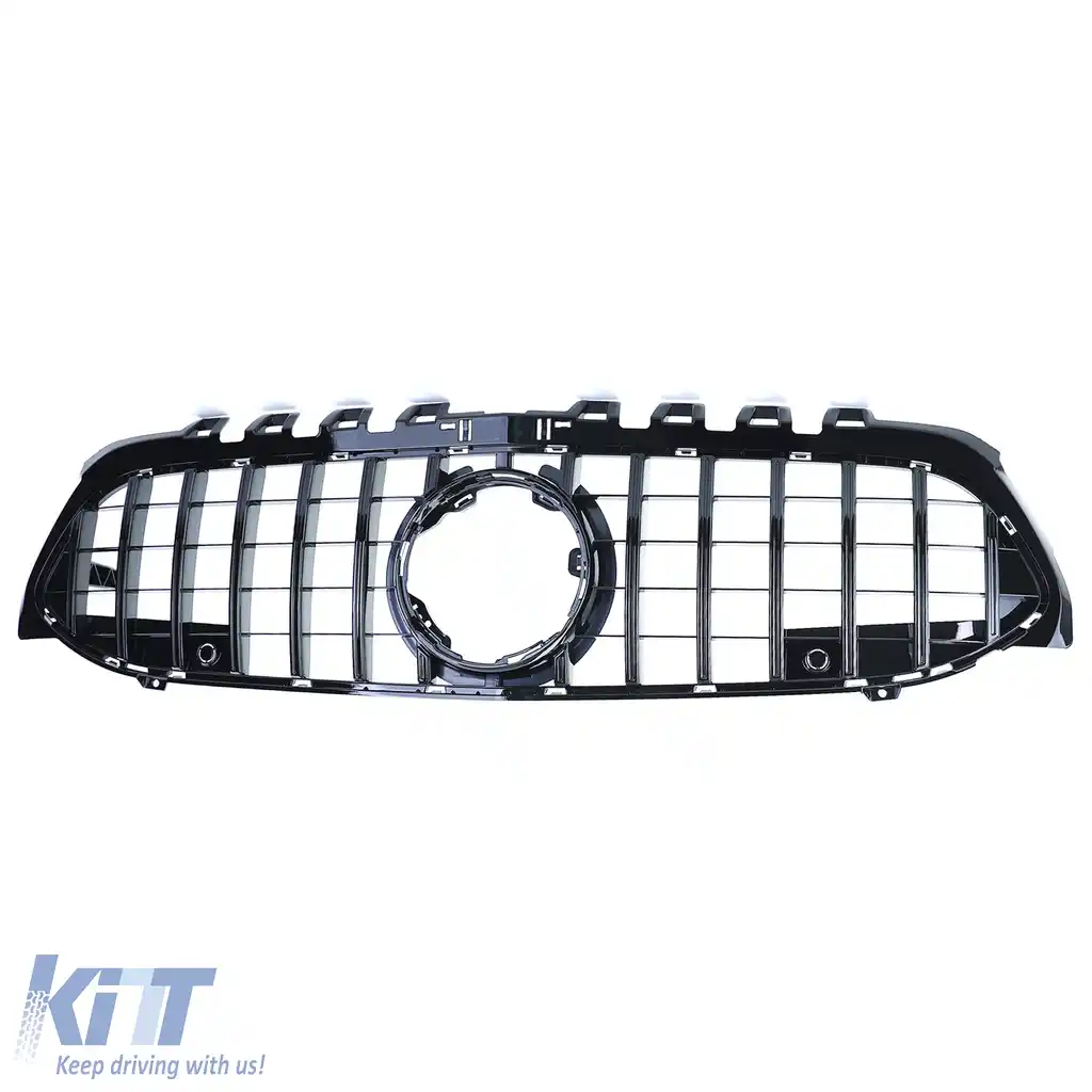 Grilă sport neagră lucioasă, potrivită pentru Mercedes A-Class W177 V177 18-24-image-6201447