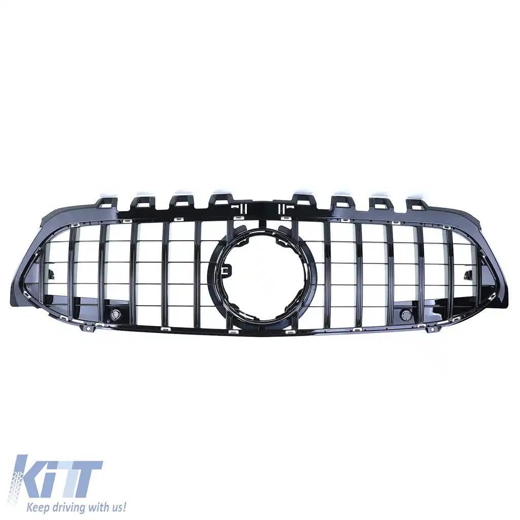 Grilă sport neagră lucioasă, potrivită pentru Mercedes A-Class W177 V177 18-24-image-6201450
