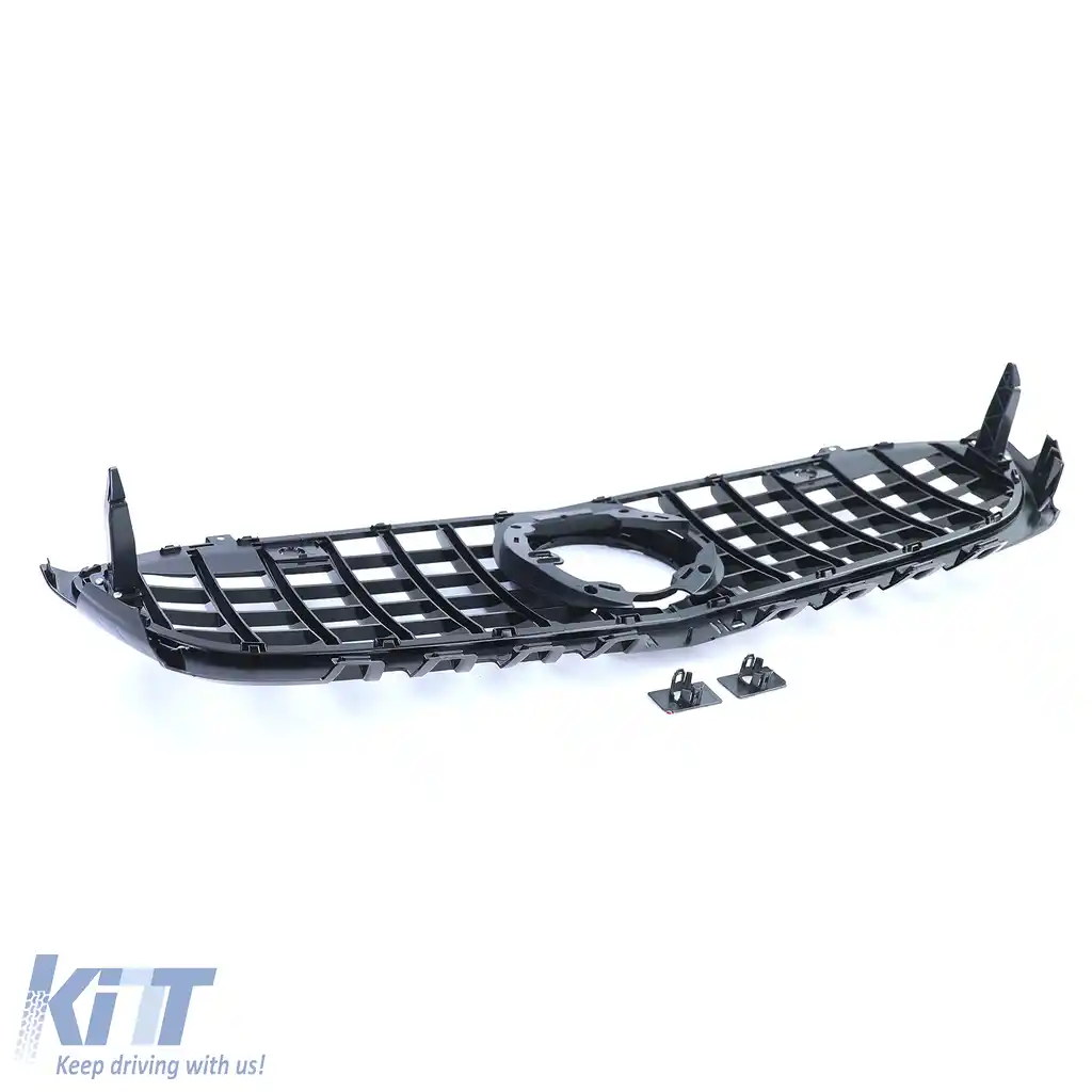 Grilă sport neagră lucioasă, potrivită pentru Mercedes A-Class W177 V177 18-24-image-6201452