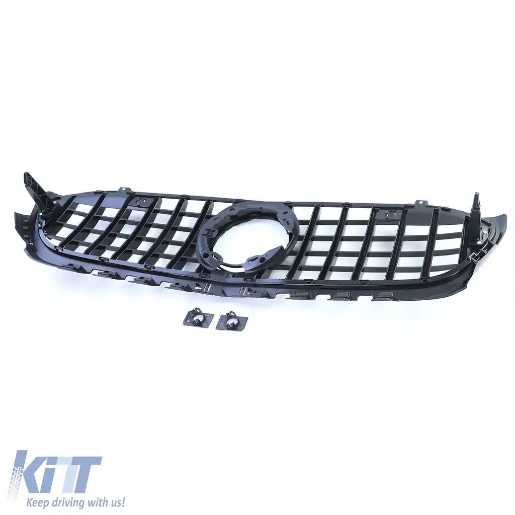 Grilă sport neagră lucioasă, potrivită pentru Mercedes A-Class W177 V177 18-24-image-6201453