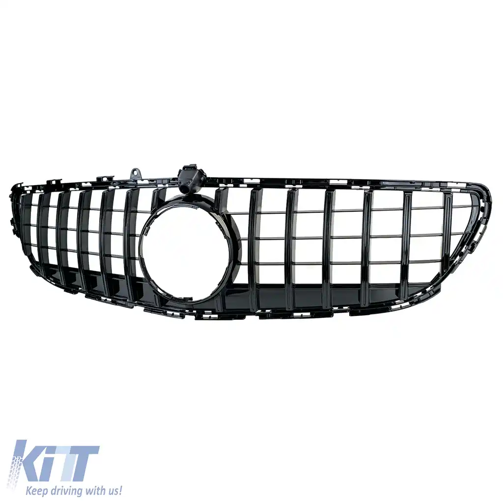 Grilă sport neagră lucioasă, potrivită pentru Mercedes CLS C218 X218 Facelift 14-18-image-6202297