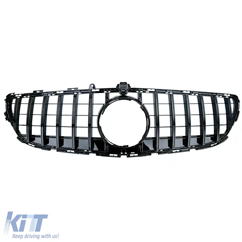 Grilă sport neagră lucioasă, potrivită pentru Mercedes CLS C218 X218 Facelift 14-18-image-6202298