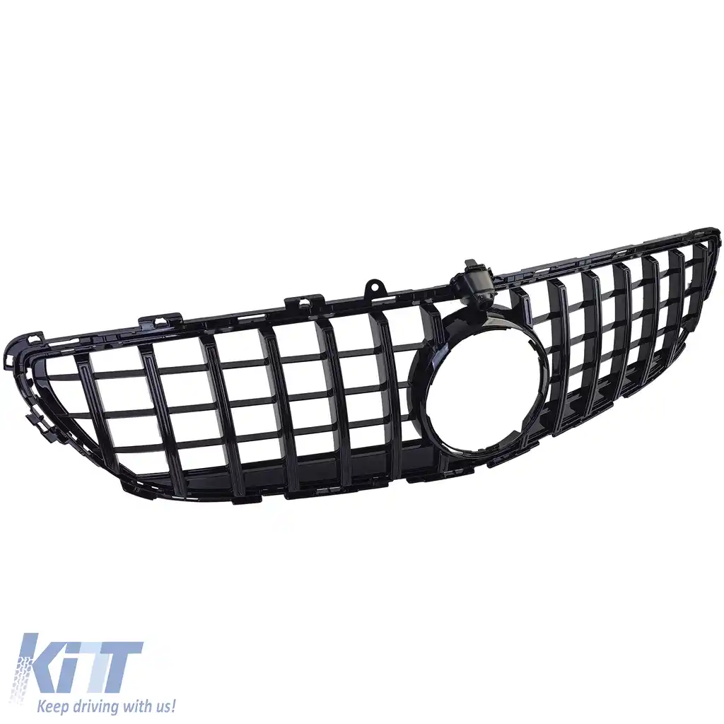 Grilă sport neagră lucioasă, potrivită pentru Mercedes CLS C218 X218 Facelift 14-18-image-6202300