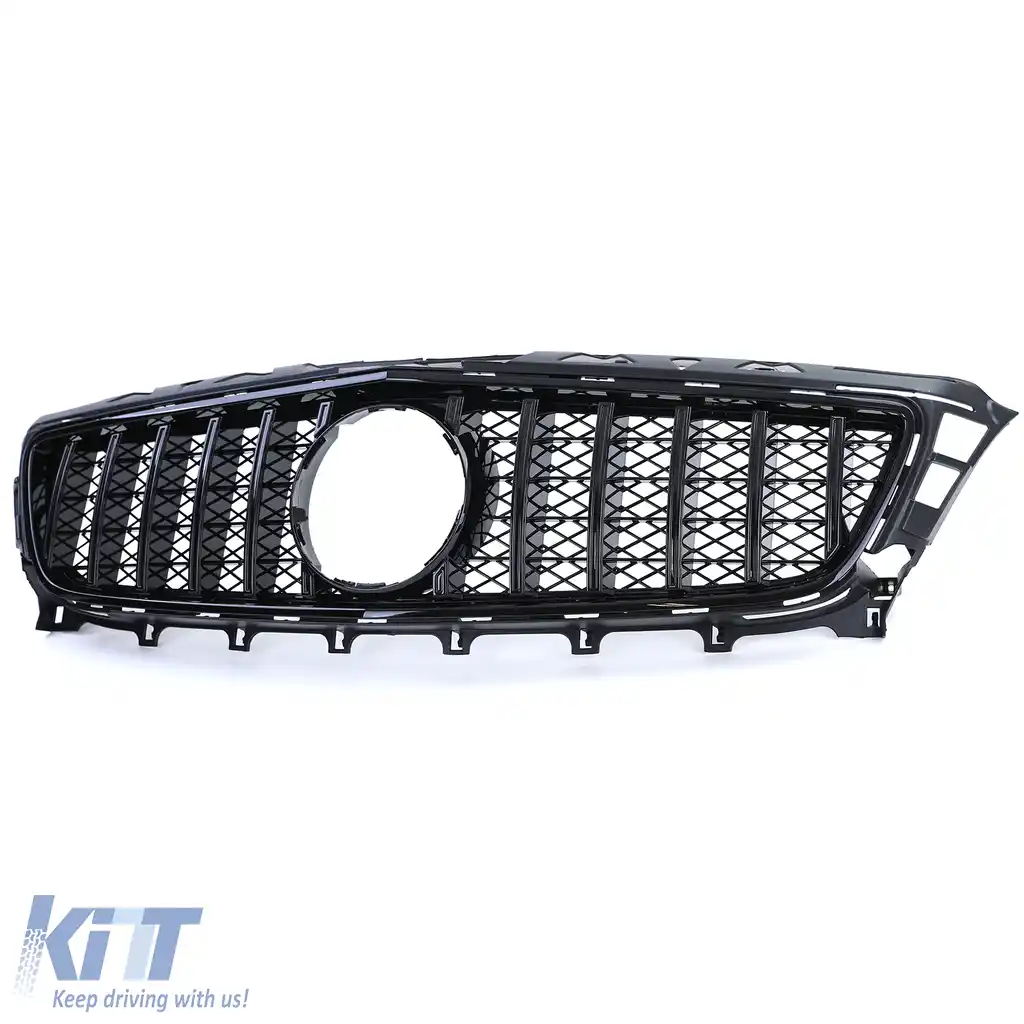 Grilă sport neagră lucioasă, potrivită pentru Mercedes CLS C218 X218 pre-facelift 11-14-image-6202822