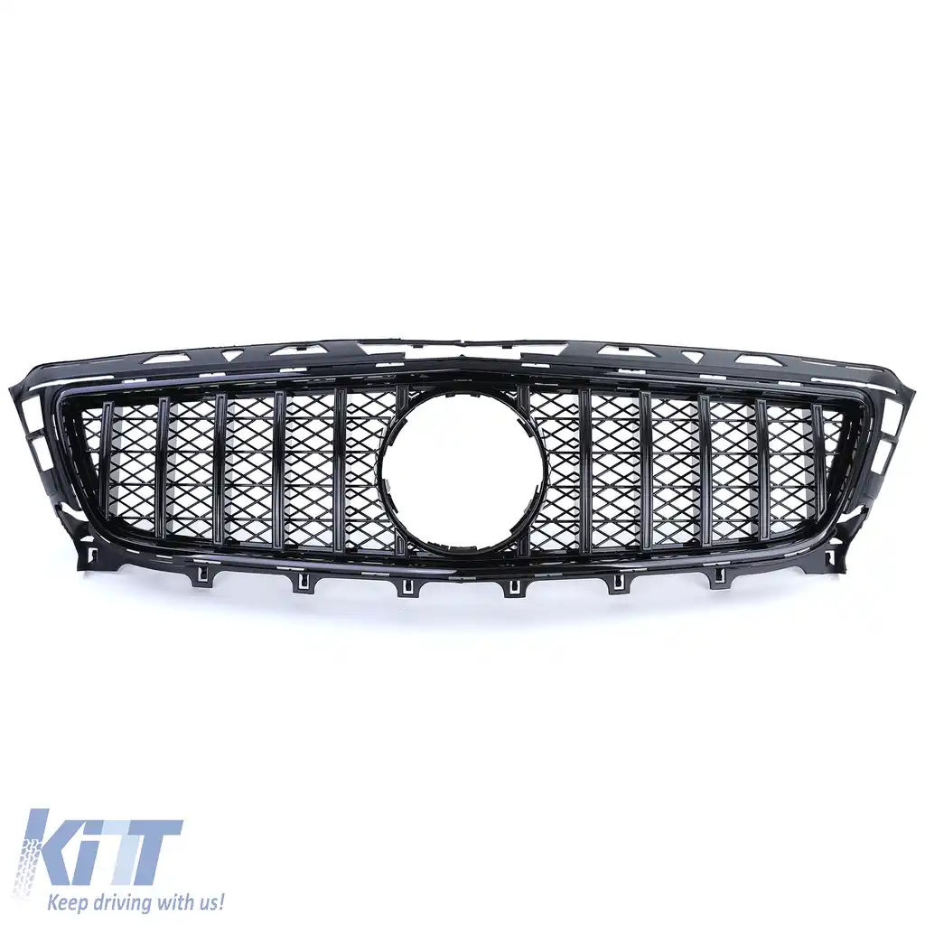 Grilă sport neagră lucioasă, potrivită pentru Mercedes CLS C218 X218 pre-facelift 11-14-image-6202824