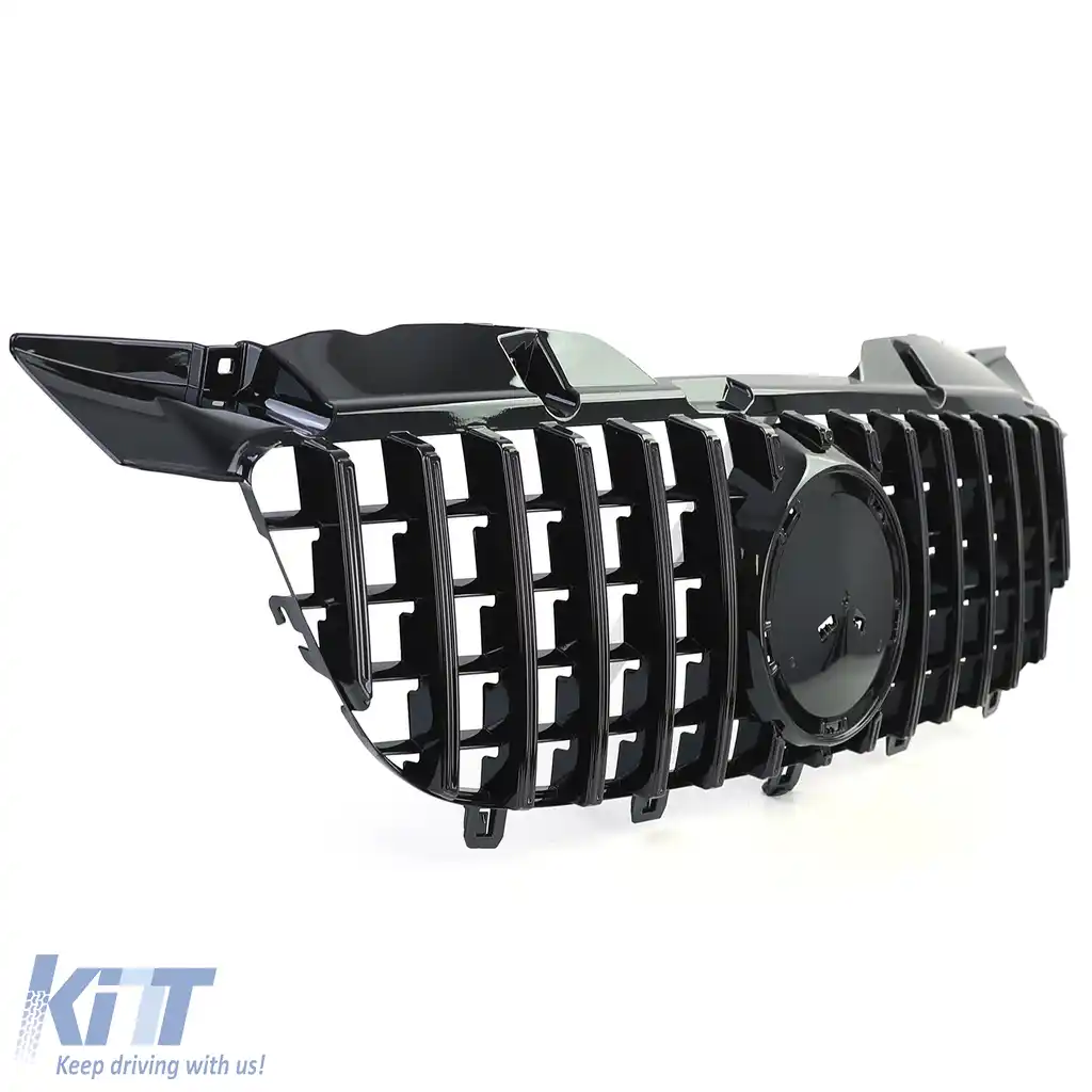 Grilă sport neagră lucioasă, potrivită pentru Mercedes Sprinter W906 pre-facelift 06-13-image-6203730