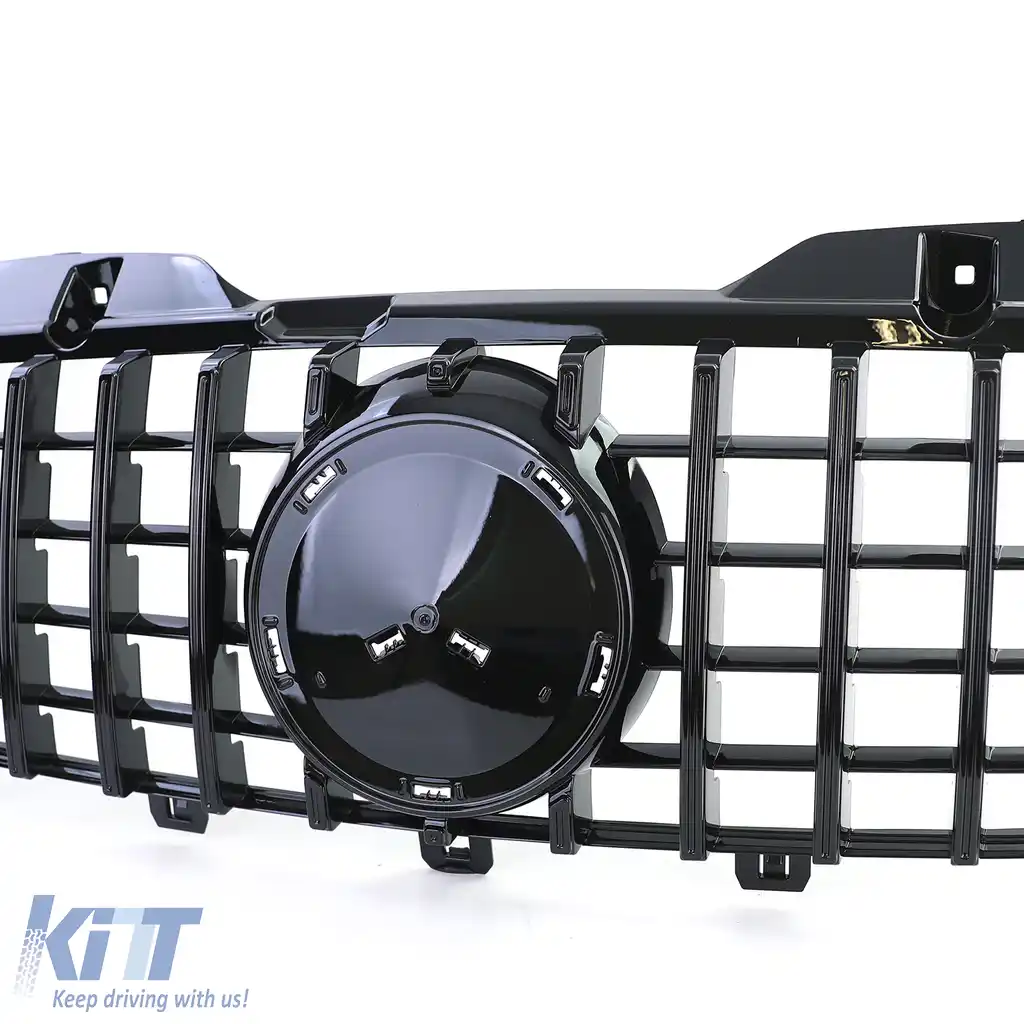 Grilă sport neagră lucioasă, potrivită pentru Mercedes Sprinter W906 pre-facelift 06-13-image-6203732
