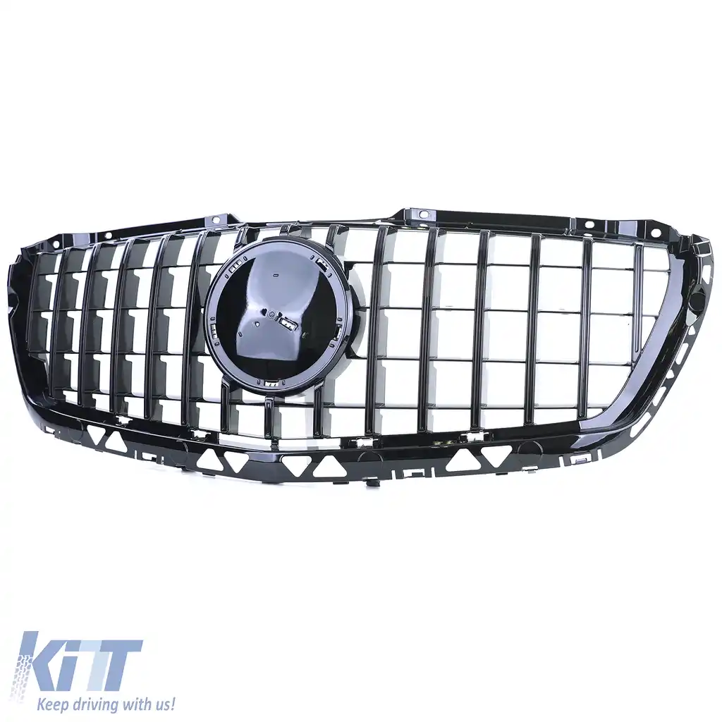Grilă sport neagră lucioasă, potrivită pentru Mercedes Sprinter W906 Facelift 13-18-image-6203740